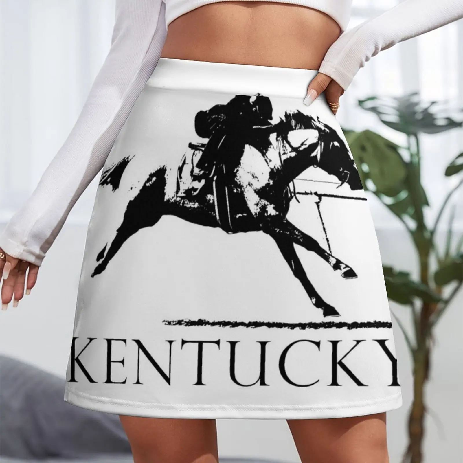 Kentucky Race Horse Mini Skirt short skirt skirts for woman women's summer clothing 2024 Female dress
