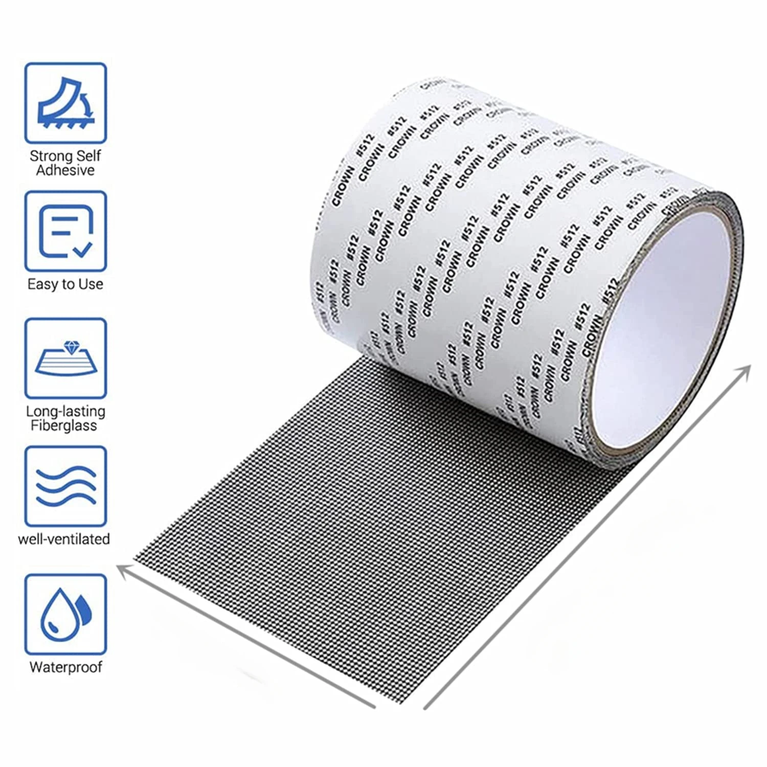 Window screen repair tape self-adhesive anti-mosquito