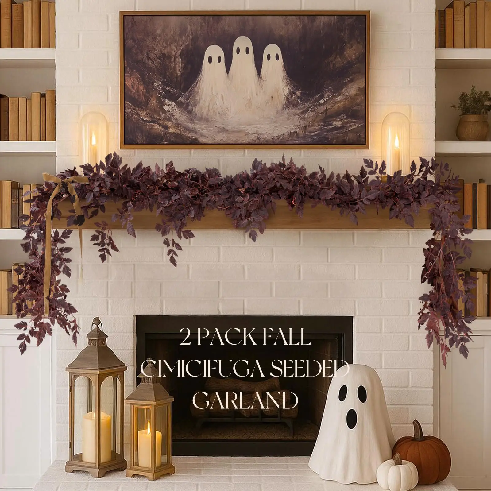 Plum Cimicifuga Seeded Garland 1