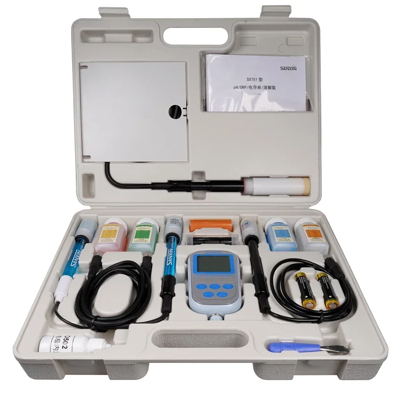 

SX751 Portable PH/ORP/Conductivity/Dissolved Oxygen Meter/Multiparameter Water Quality Analyzer