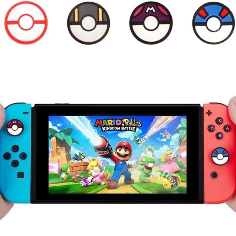 YLWThumb Stick Grip Cap Skin para Nintendo Switch, Joystick Cover