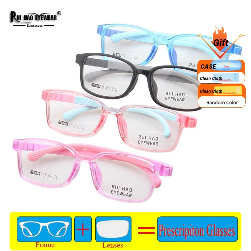 KIDS Prescription Eyeglasses Boy Girls Children Eyeglasses Customize Recipe Glasses TR90