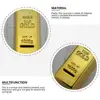 Gold Bars Brick Piggy Bank Child Gold-brick Money Saving Pot High Quality Kids Coin Jar 1