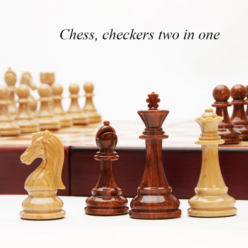 Advanced Table Chess Table Wooden Board Games Decoration Chess Gift  Checkers Chips Mini Ajedrez Checkerboard Travel Game - Chess Games -  AliExpress