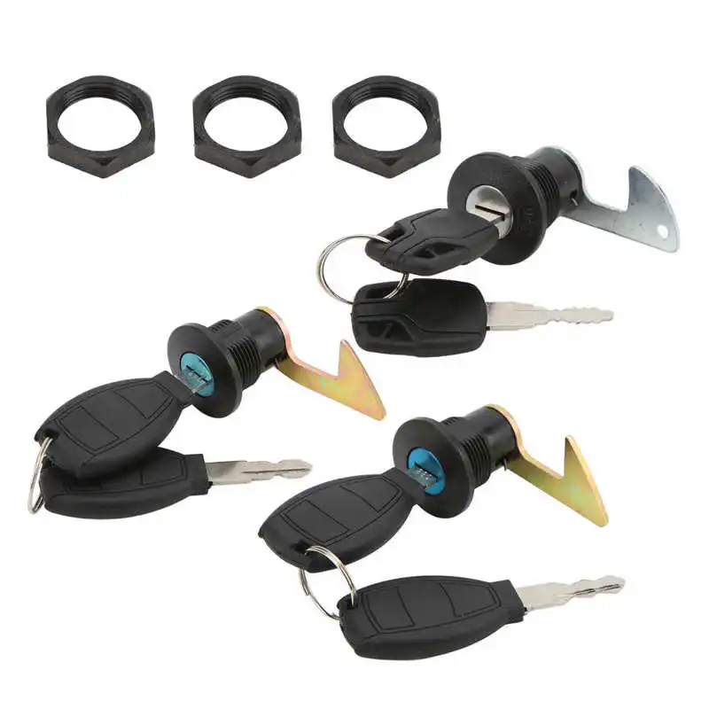 Rear Storage Trunk Lock Scooter Fitting Tail Lock Plastic for Electric Motorcycles motorcycle trunk lock