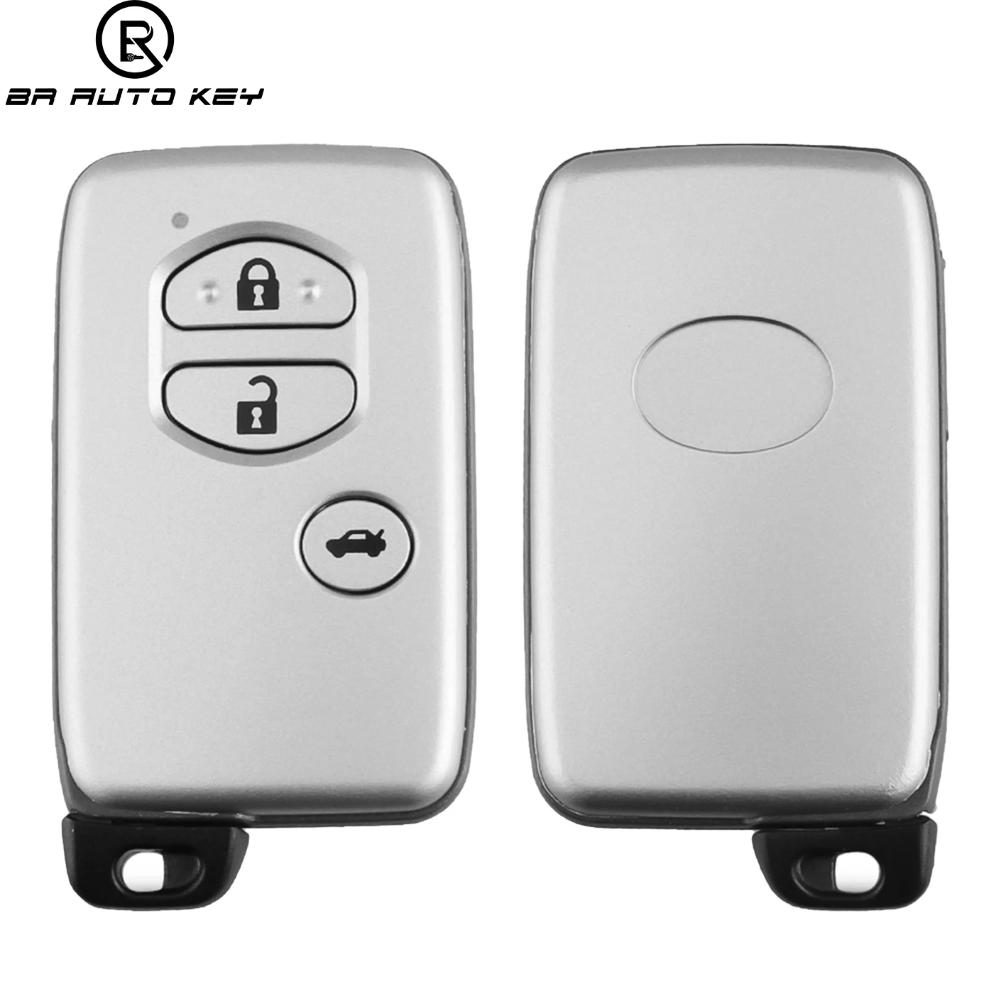 3Buttons Smart Remote Key Case For Toyota Prius Avalon Corrlla Camry Prius Rav4 Key shell With Uncut Blade Toy40 Toy48 Blade remtekey smart flip car key remote control b41ta hyq12bfb toy43 toy48 blade 315 434mhz h chip for toyota hilux yaris camry