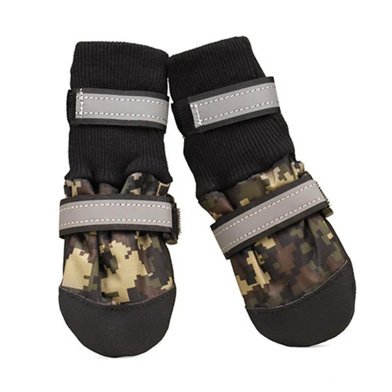 XXL Waterproof Dog Shoes For Medium Large Dogs Shoes Reflective Winter