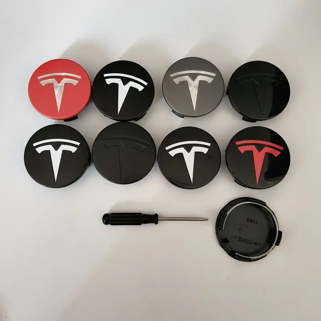 Caps Badge Lug Nut Protective Cover for Tesla Model 3 Model Y 2025 Model Y Juniper