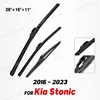Wiper  Front & Rear Wiper Blades Set For Kia Stonic 2016 - 2023 Windshield Windscreen Window Car Rain Brushes 26"+16"+11" 1