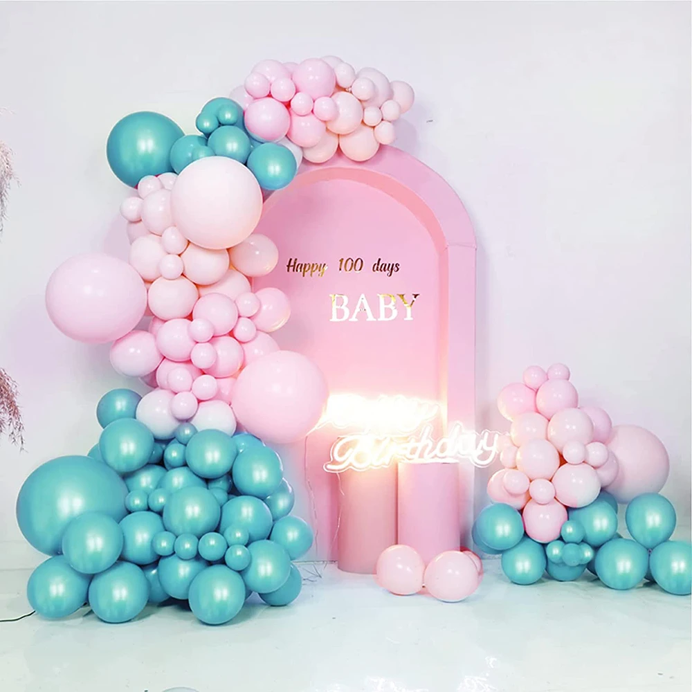 105 Pcs White Balloon Garland Kit - 18/12/10/5 Inch Latex Balloons For Parties