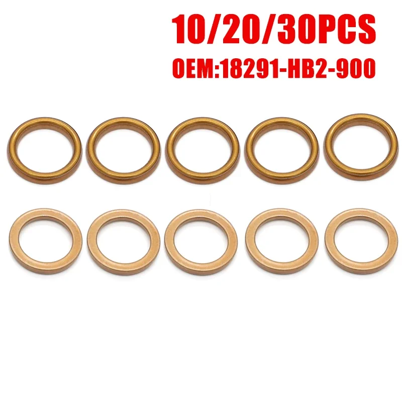 For HONDA CT70 Z50 XR50R XR70R CRF50F CRF70F CT110 ST70 C70 Exhaust Gasket 18291-HB2-900 Exhaust Muffler Header Gasket Seal