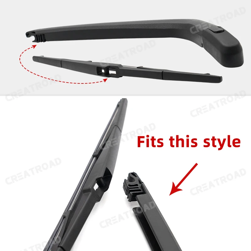 Wiper 12" Rear Wiper Blade For Mazda 3 BM 2013 - 2018 Windshield Windscreen Rear Window 5