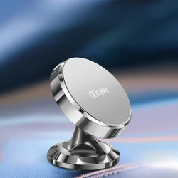 Magnetic Dashboard Car Mount for Mobile Phone Navigation (Silver)