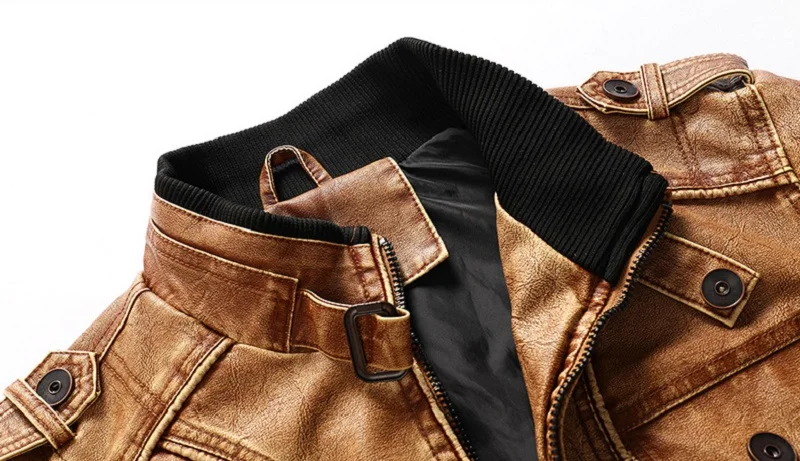 Dark Pgs™ Leather Jacket