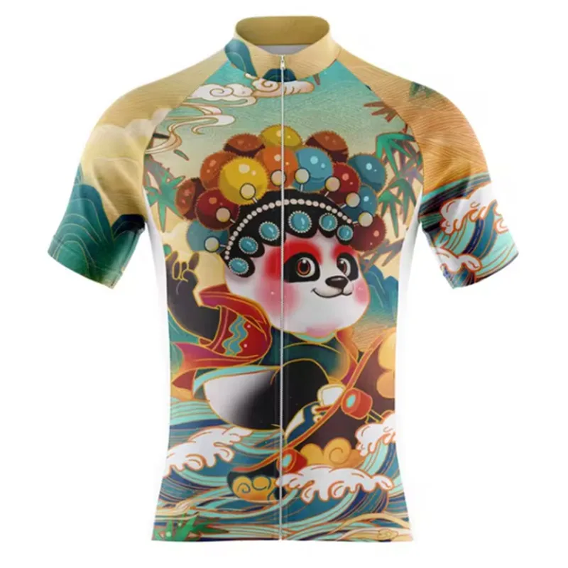 3D Lion Bike Clothing,Quick Dry Cycling Jersey for Men, Short Sleeve, MTB Bicycle Jersey, Road Cycling Shirt, Summer