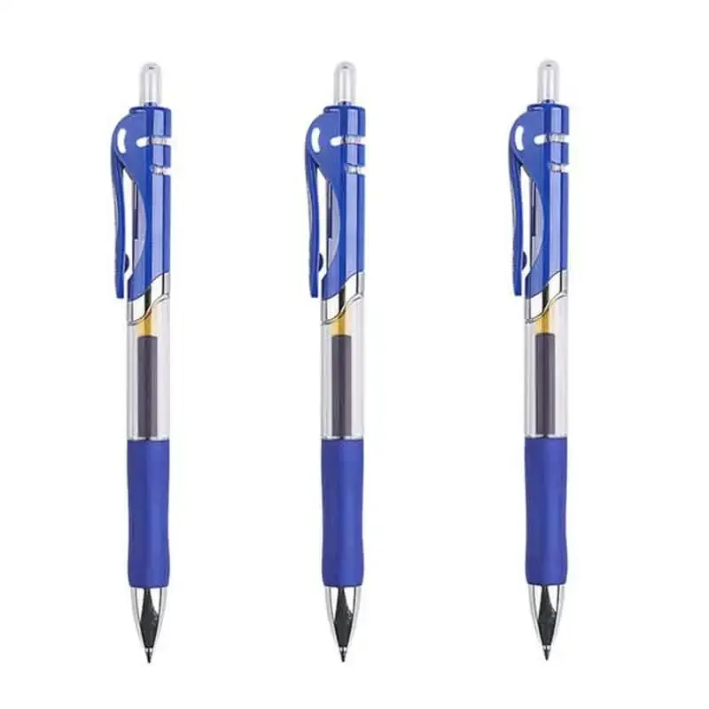 

Supplies Refills Large Capacity Ink Pen Black/red/blue Set Retractable Pens Writing for Office mm Ballpoint School 0.5