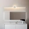 Modern LED Wall Lamps White Black Mirror Headlights Base Decor Walls Sconce For Bathroom Bedroom Living Room Indoor Lighting 2