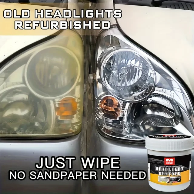 Car Headlight Restoration Polishing Headlamp Scratch Remover Repair Cleaning Paste Remove Oxidation Headlight Polish Liquid 2