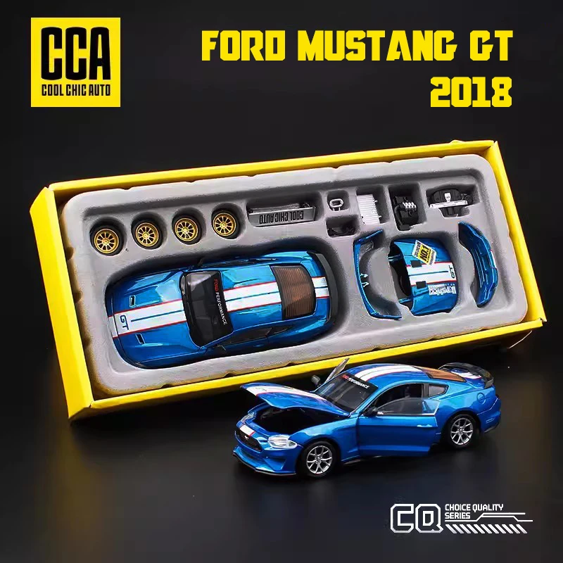 CCA MSZ 1:42 2018 フォードマスタング GT 合金おもちゃの車モデル