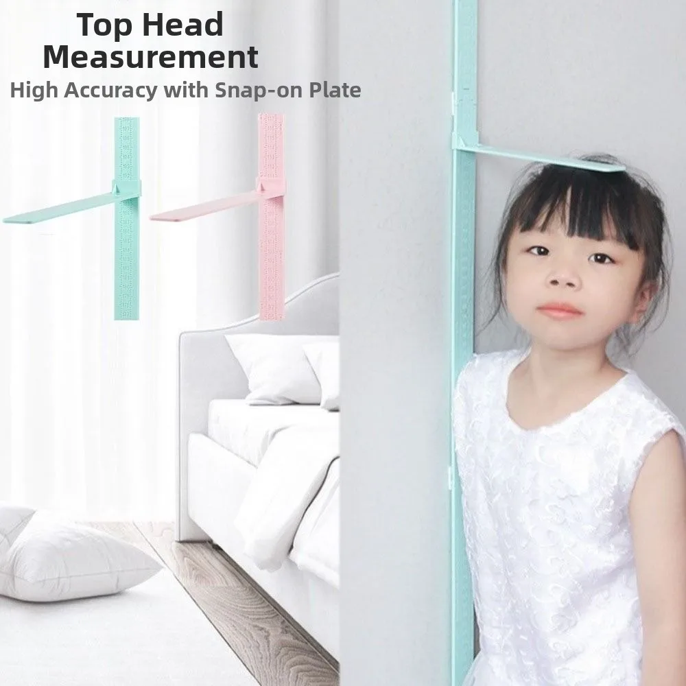 0-2M Kids Height Ruler Wall Sticker High Precision Height Measurement Guage Meter Foldable Easy to Install