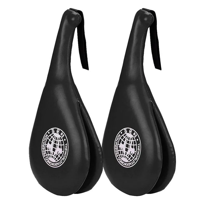 Taekwondo Double Kick Pad Target Tae Kwon Do Karate Kickboxing Training Gloves Portable & Body Building