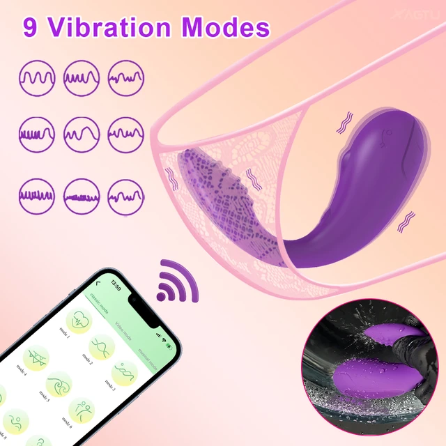 APP Bluetooth Panty Vibrator Invisible Vibrating Eggs Clitoral Stimulator  Sex Toy for Woman APP Control Wearable Dildo Vibrator - AliExpress