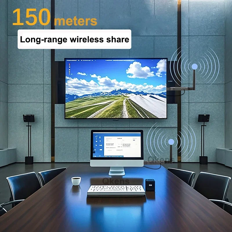 150M Wireless Wifi HDMI Extender Video Sender Transmitter Receiver 1tx and 2rx 3