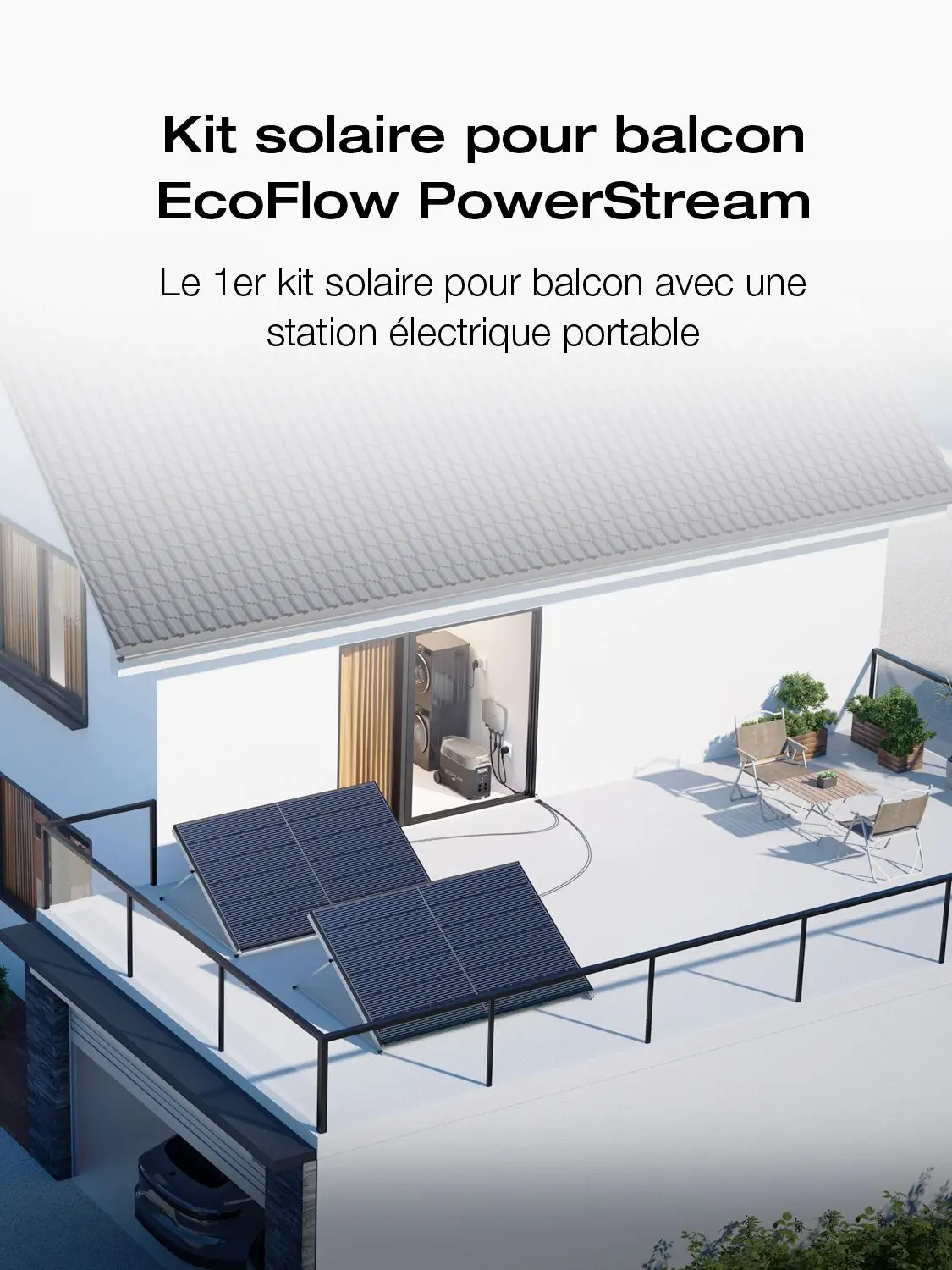 EcoFlow DELTA Portable Power Station + 1pc 400W Solar Panel