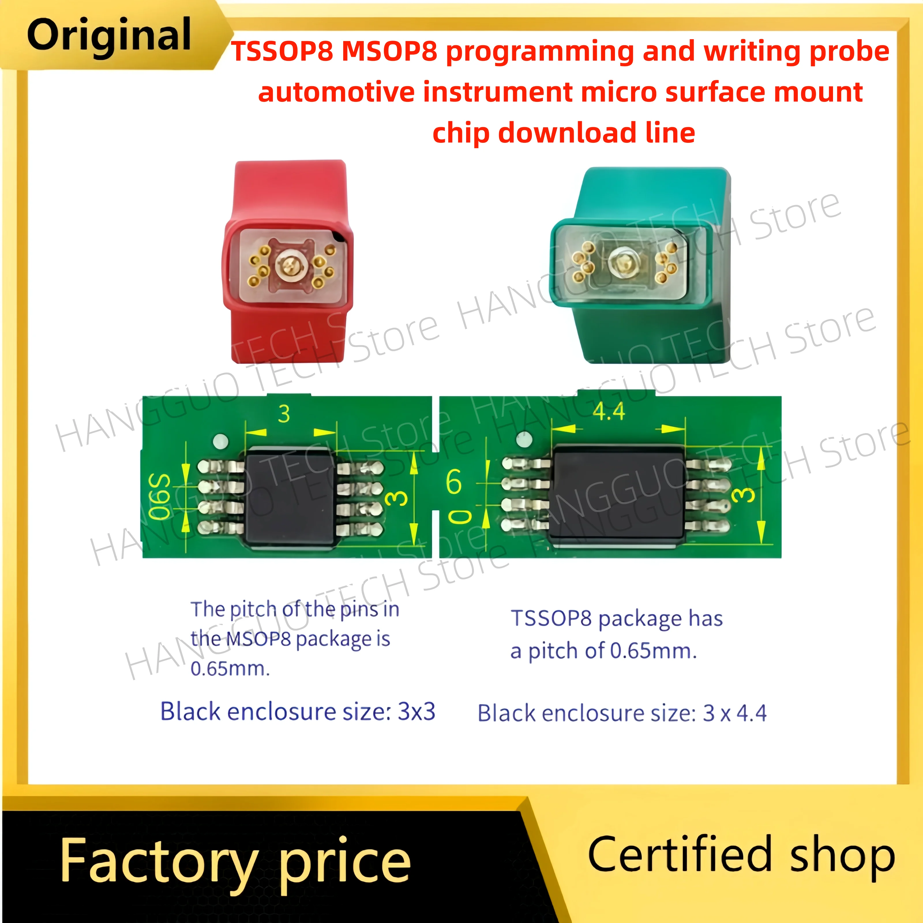 Original und brandneue TSSOP8 MSOP8 Programmier- und Schreibsonde Kfz-Instrument Micro Surface Mount Chip Download l