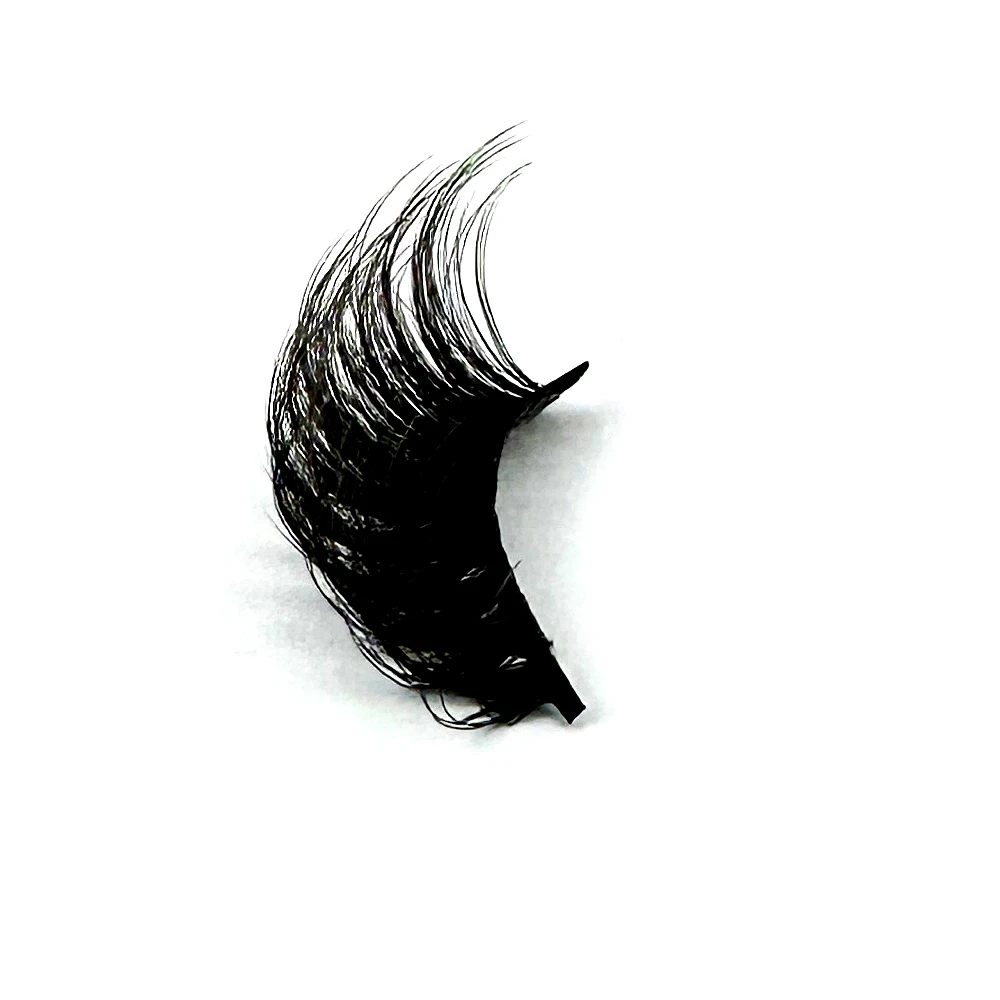 Katzenaugen-Wimpern, 3D, natürliche falsche Wimpern, D-Locken, flauschig, weich, Kreuz, 5 Paar, Manga-Wimpern, Wispy, natürliche Wimpernverlängerung, Make-up – Detail 26