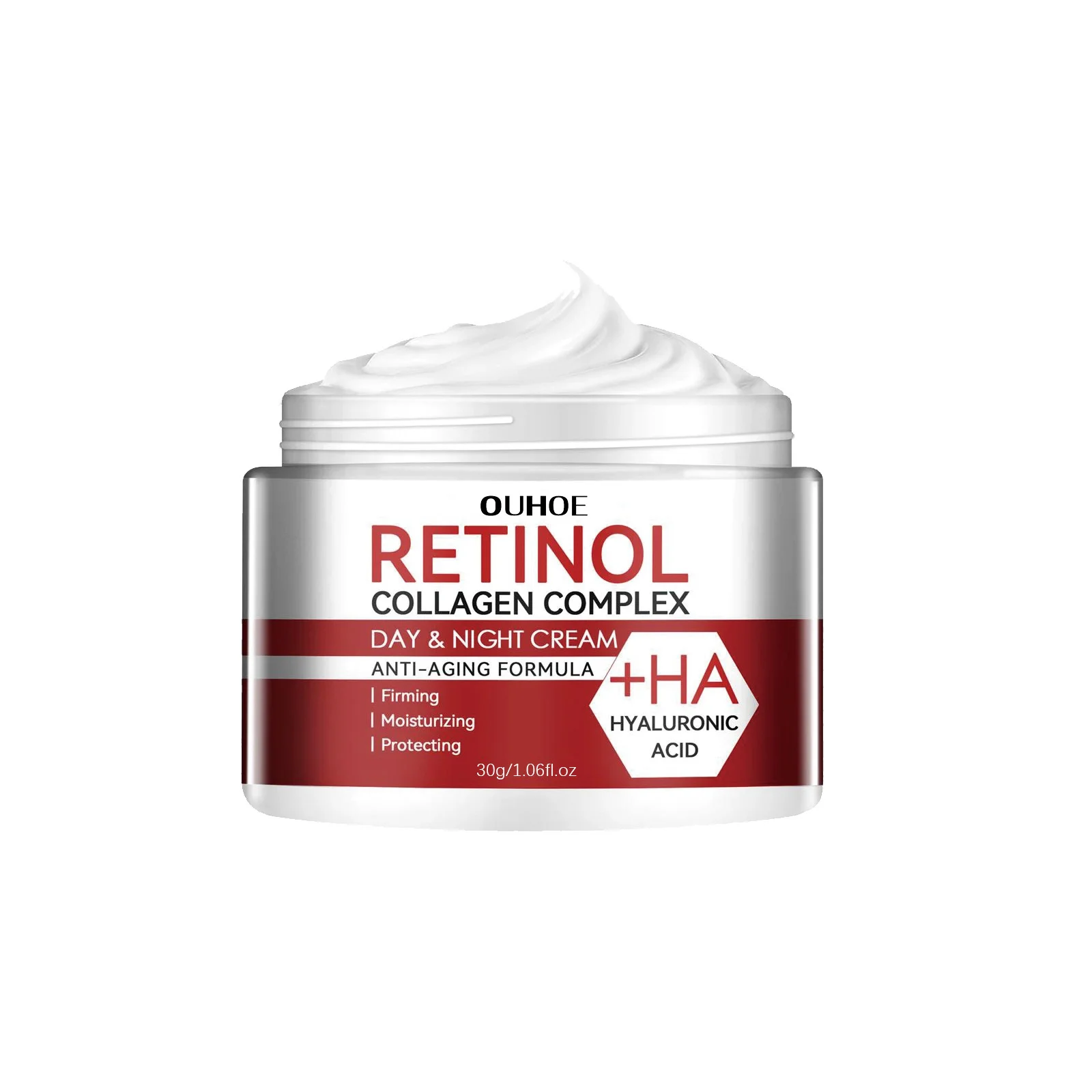 Retinol Lifting Uppstramande ansiktskräm Ta bort rynkor Anti-aging blekna Fina linjer Fuktighetskräm Ljusande hudvård Koreansk_voghion.com