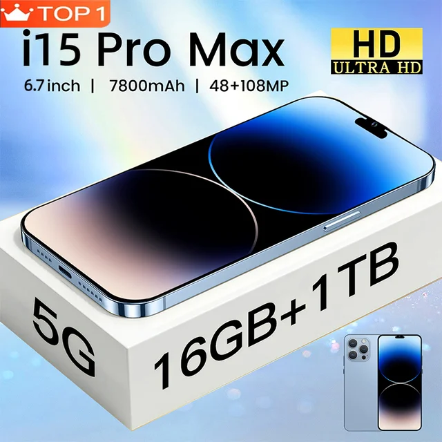 2023 i15 Pro Max: 5G Smartphone