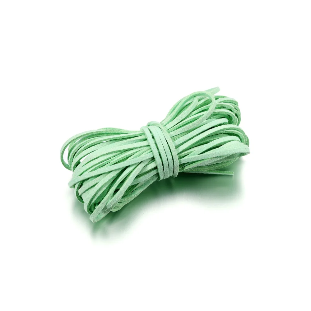 Luxurious Flat Faux Suede Braided Cord for Crafting and Jewelry Making