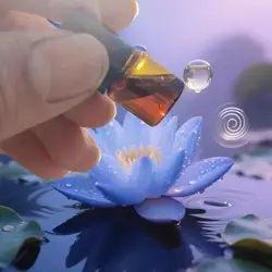 Premium Organic Blue Lotus Oil | Stress Relief, Deep Sleep & Skin Nourishment | Perfect for Meditation & Home Fragrance