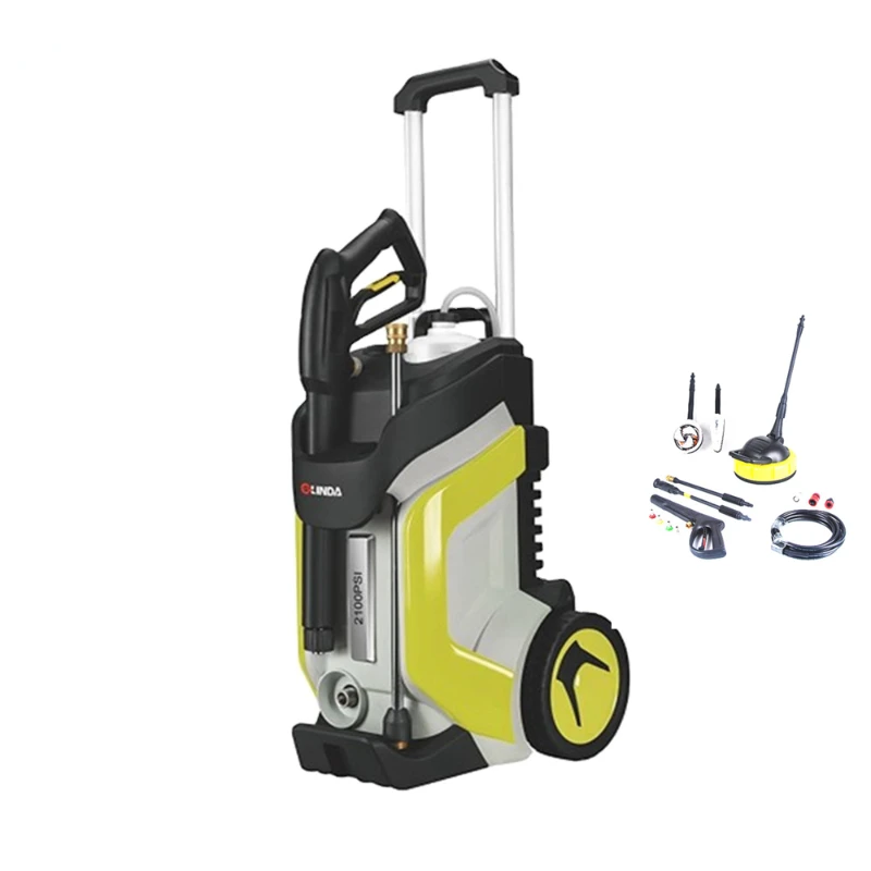 

Long handle portable electric power cold water high pressure washer for car cleaning