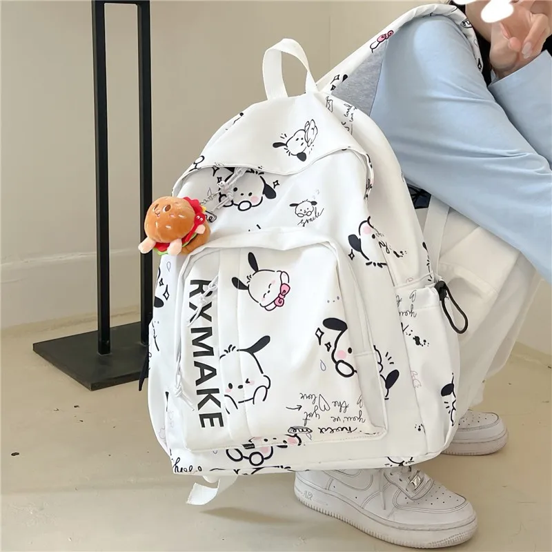 

Pacha dog girl schoolbag junior high school student cute soft girl backpack female high school student large capacity backpack