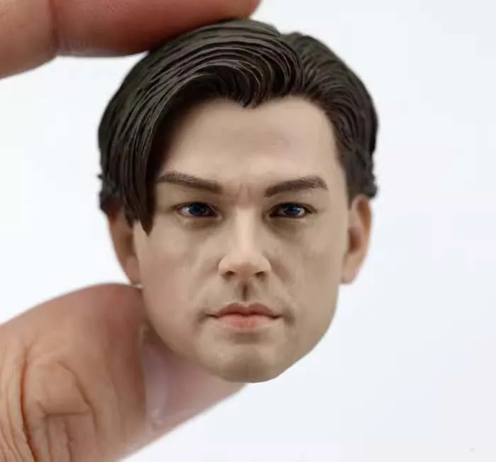 1/6 スケールヘッドスカルプト若いハンサムな少年男性兵士ヘッド