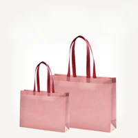 StoBag 25pcs Wholesale Non-woven Tote Bags Eco Fabric Portable Shopping Storage Reusable Large Pouch Custom Logo(Extra Fee) 2