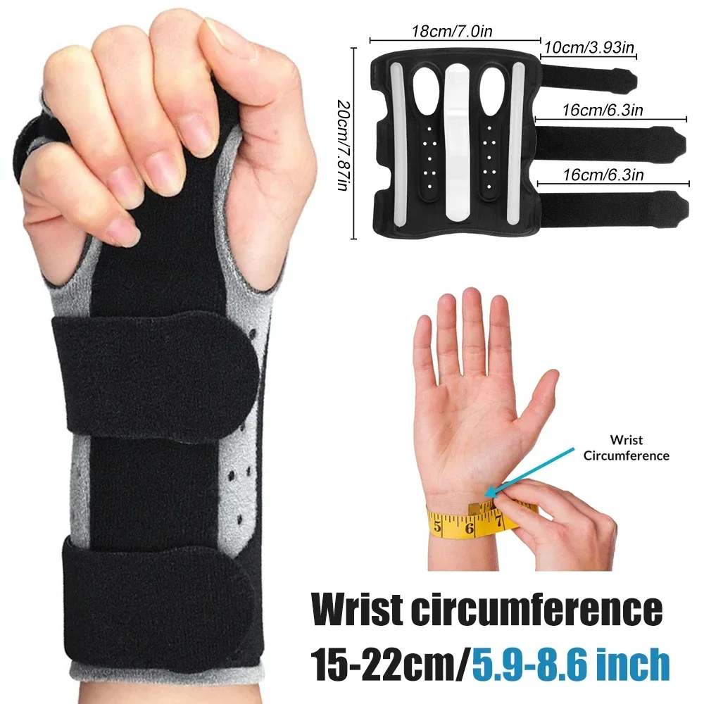1Pcs Wrist Support Professional Splint Wrist Brace Protector Band Arthritis Carpal Tunnel Hand Sprain Tendinitis Wristband 2