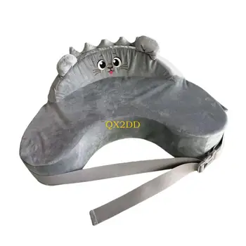 QX2D Comfort Support Nursing Pillow Safety Fence Washable Cover for Feeding Security