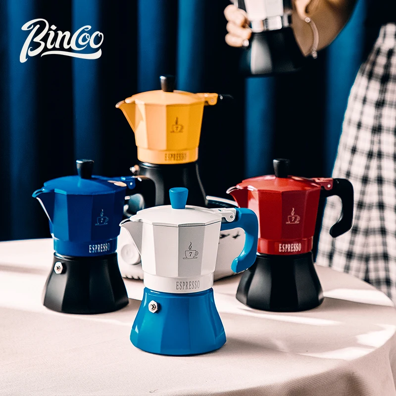 

Vintage Handle Espresso Maker Moka Pot Classic Italian and Cuban Café Brewing Tools Cafetera 150ml 300ml Cafe Accessories