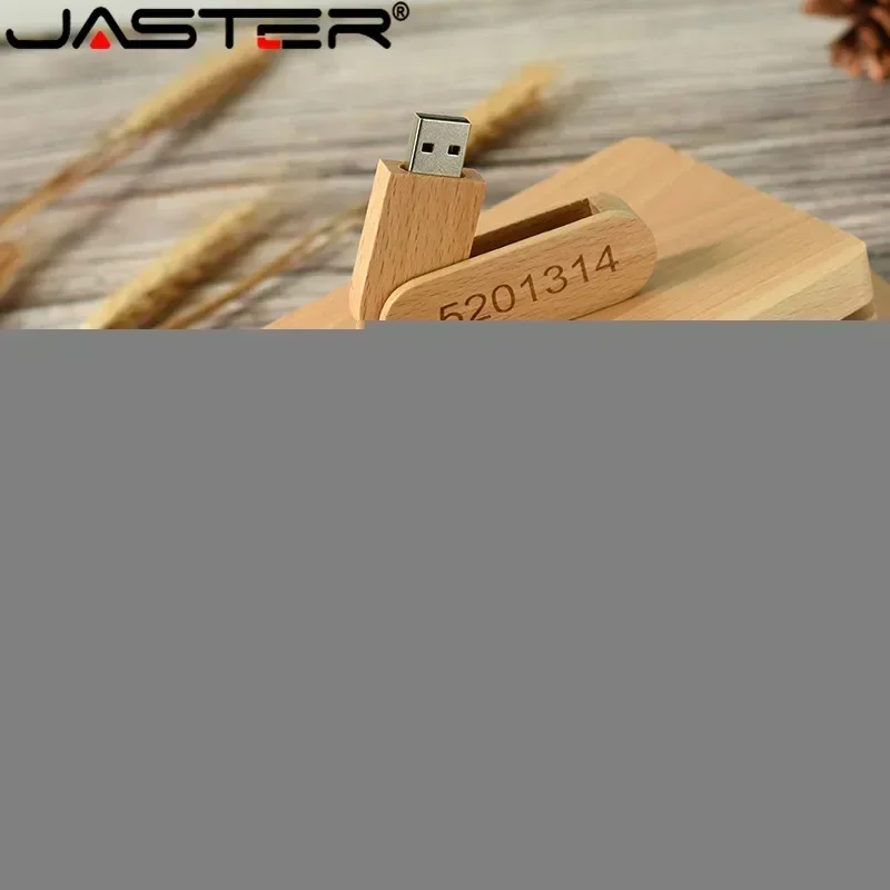 USB Flash Drive Beech Ballpoint Pen Case+ U stick 2.0 4GB 8GB 16GB 32GB 64GB Pendrive Exquisite Gift (Free ) JASTER usb flash drive flash drive