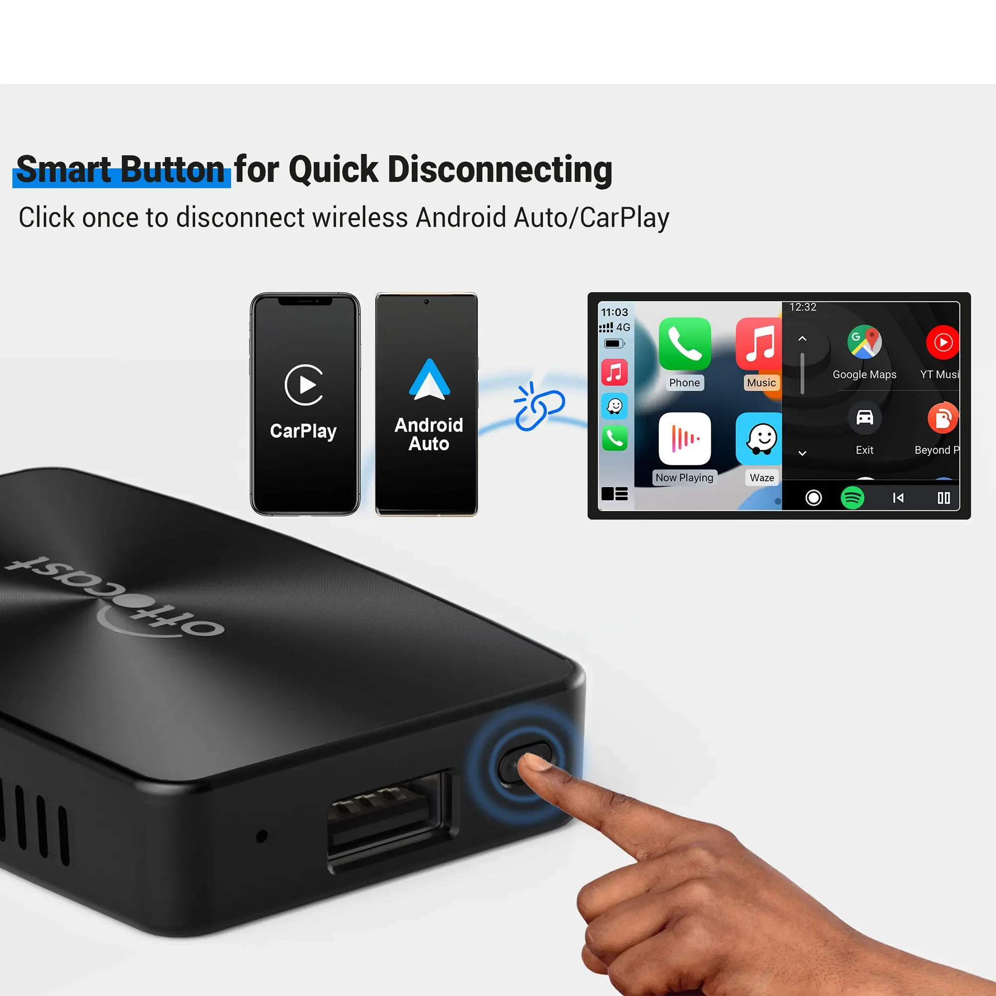 未使用‼️ オットキャスト　U2-PLUS 楽天市場】【正規品】オットキャスト OTTOCAST CarPlay AI Box