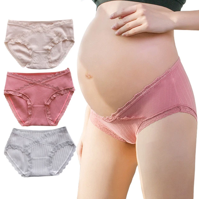 Low Waist Maternity Underwear Pregnant Cotton Breathable Belly Support  Women Panties Underwear Comfortable Maternity Panties - AliExpress