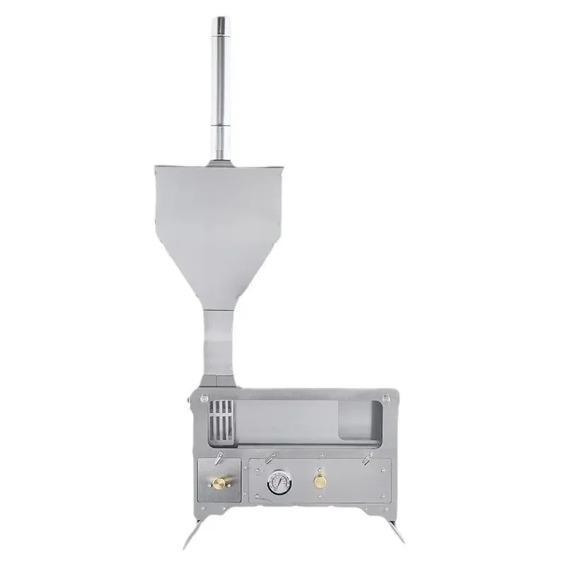 Portable Outdoor Fire Wood Heater Pellet Stove Stainless Steel Firewood Stove Cooking Furnace Camping Gear. 2