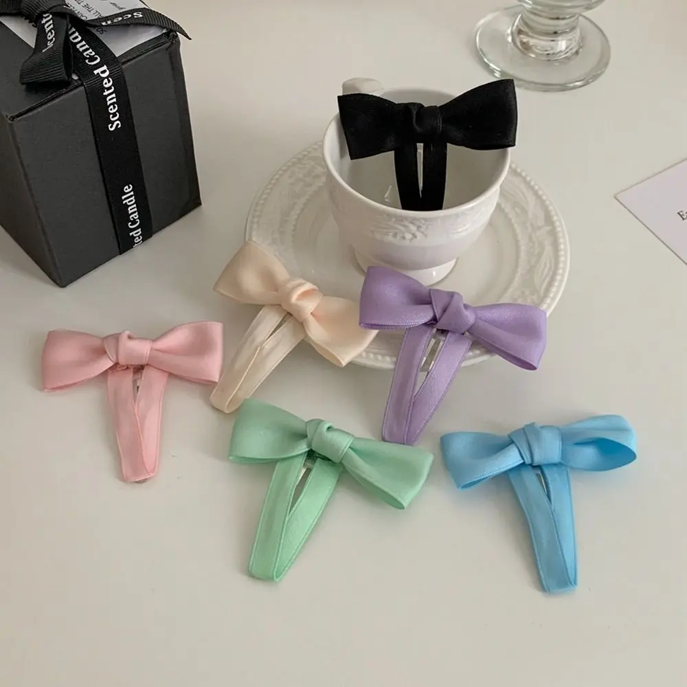 

Small Hair Clip Geometry Shape y2k Hair Tie Balletcore Bow Hairpin Korean Style Headwear Girl Hair Clip Female Hair Accessories
