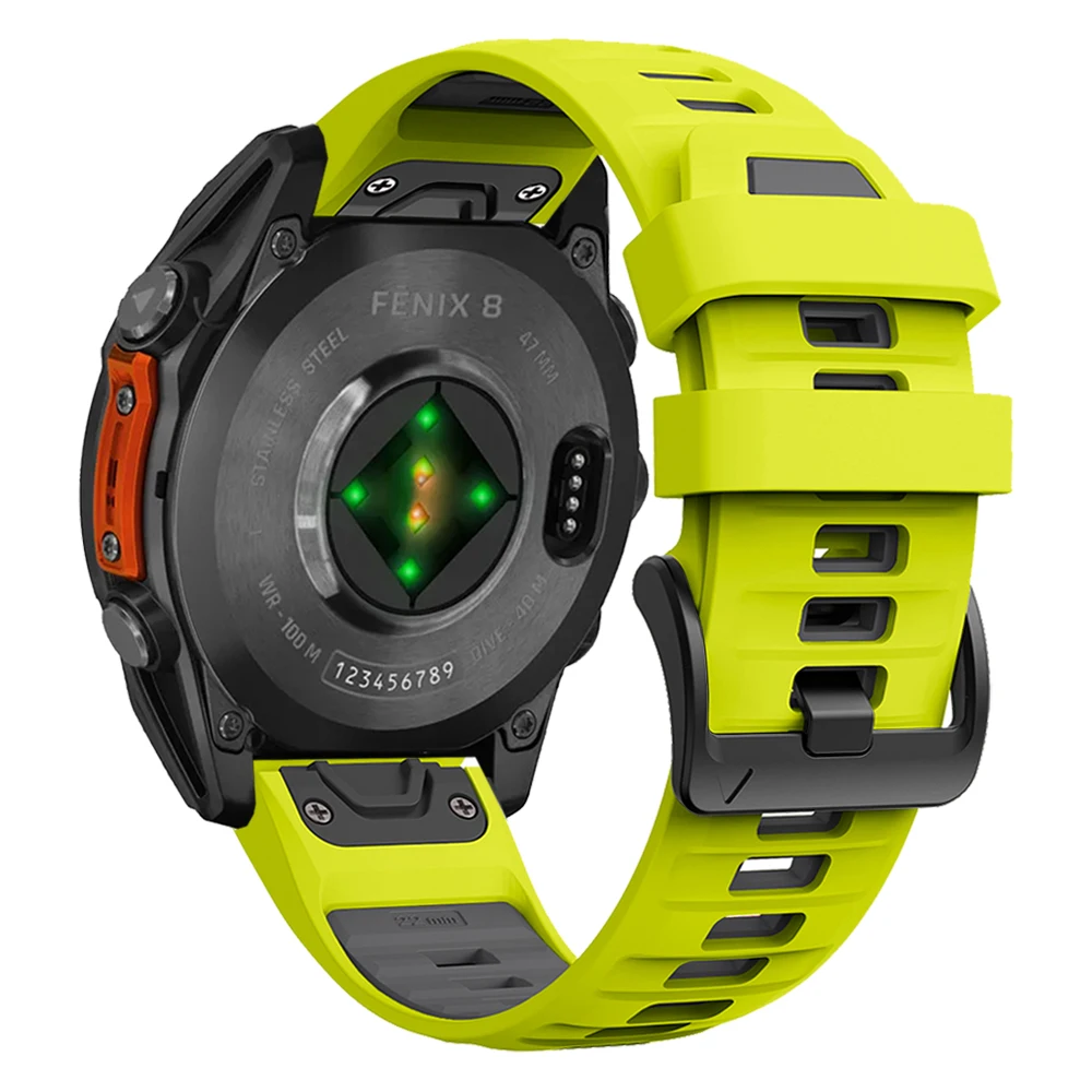 Premium Silicone Strap Bracelet for Smartwatches - QuickFit 22mm/26mm