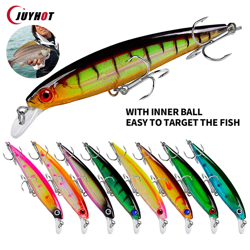 

1PCS Laser Minnow Fishing Lure 11CM 13G Pesca Hooks Fish Wobbler Tackle Crankbait Artificial Japan Hard Bait Swimbait