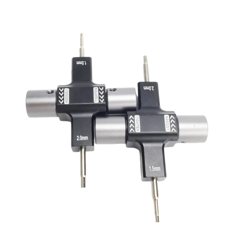 2개입 퀵 릴리즈 모터 프로펠러 M5 스크류 너트 렌치 일방향 1.5mm/2.0mm 베어링 도구 드라이버 RC FPV 드론용