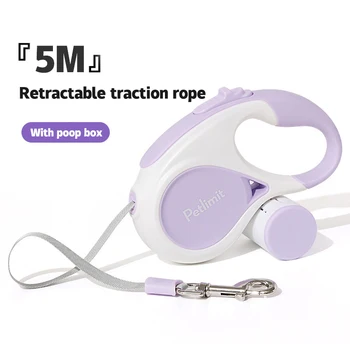 Automatic Retractable Dog Leash 3M/5M Extendable Rope For Outdoor Travel Walking Hiking Small Dogs Traction Rope Cat Lead